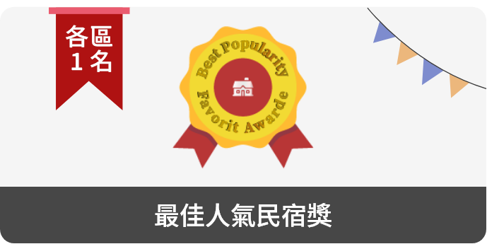 最佳人氣民宿獎
